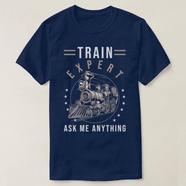 Tåg Railway Gift T Shirt (Design framsida)