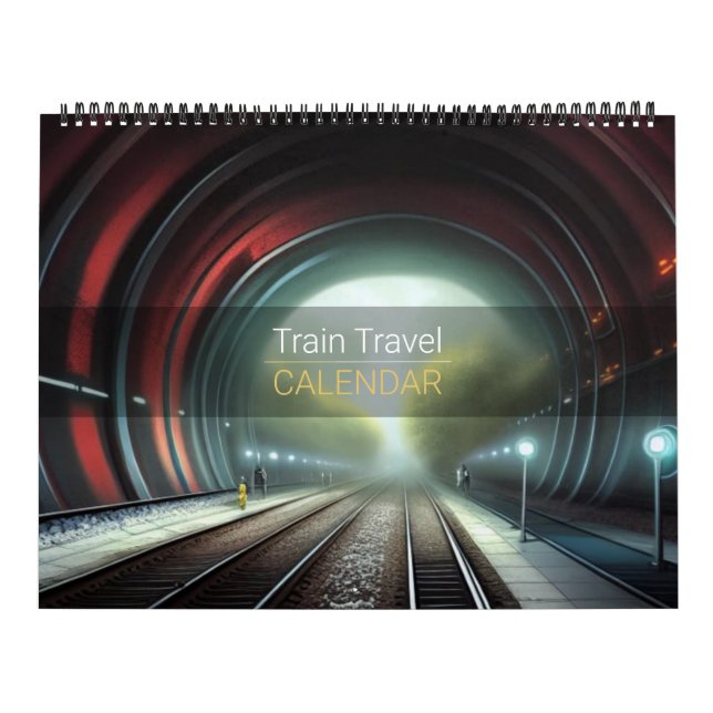 Tåg resekalender kalender (Omslag)