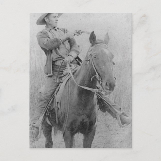 Tåg Robber Will "Dixon" Roberts Vykort (Framsida)