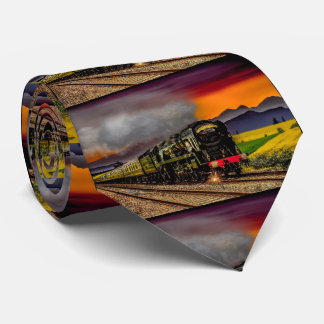 Tåg Scene Necktie Slips