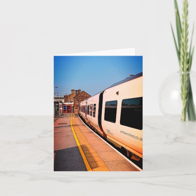 Tåg sida kort (Framsida)