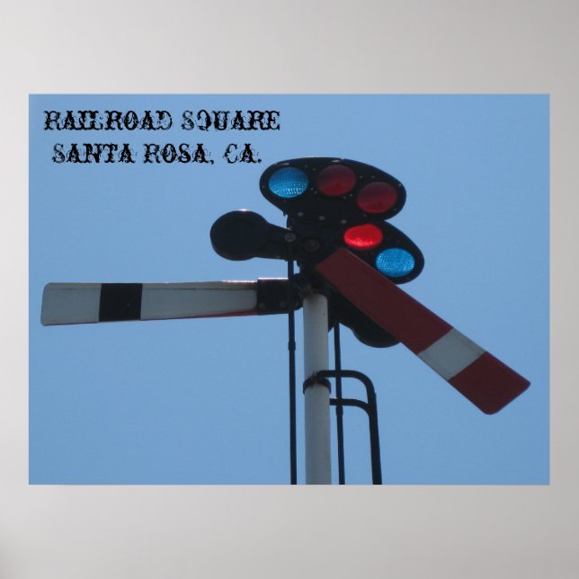 " Tåg Signal Poster! " Poster (Framsidan)
