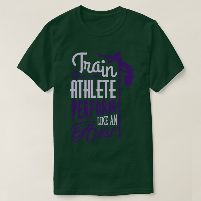 Tåg som en idrottsman t shirt (Design framsida)