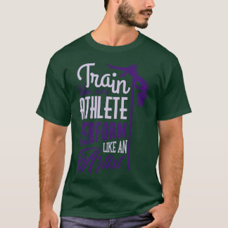 Tåg som en idrottsman t shirt