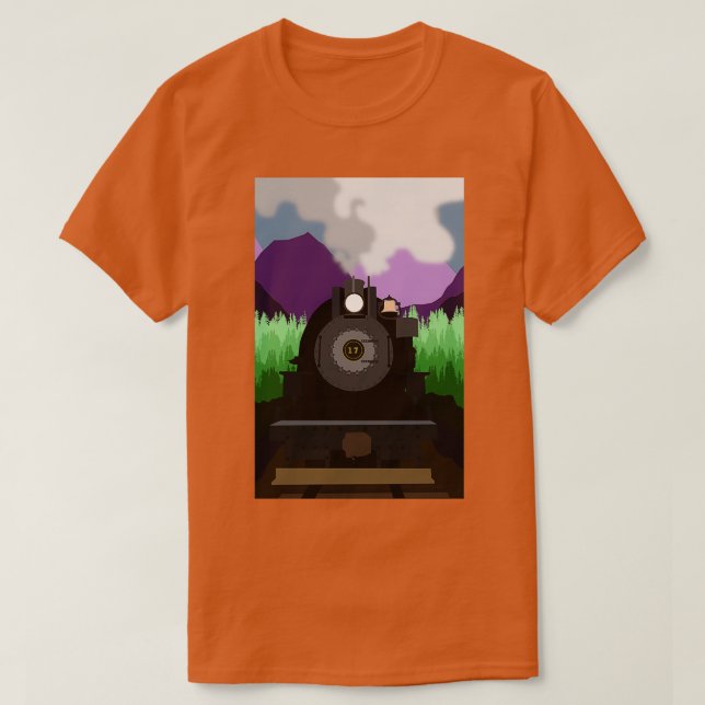 Tåg sommar t shirt (Design framsida)