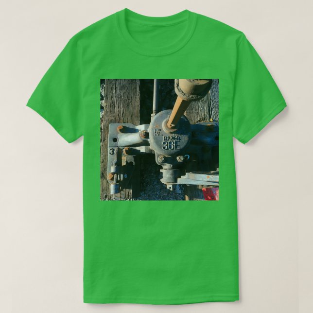 Tåg spårningsinformation t shirt (Design framsida)