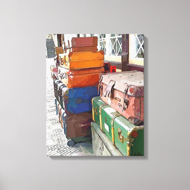 TÅG STATION CANVASTRYCK (Framsida)