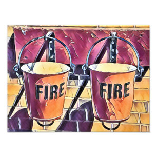 TÅG STATION FOTOTRYCK