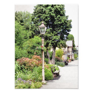 TÅG STATION FOTOTRYCK