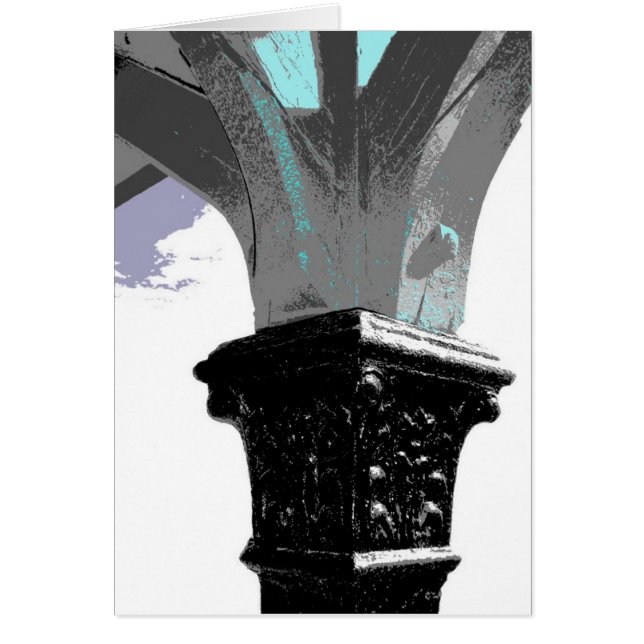 Tåg Station Hälsningskort (Framsidan)