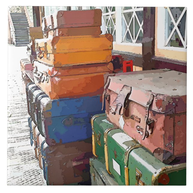 TÅG STATION KAKELPLATTA (Framsidan)