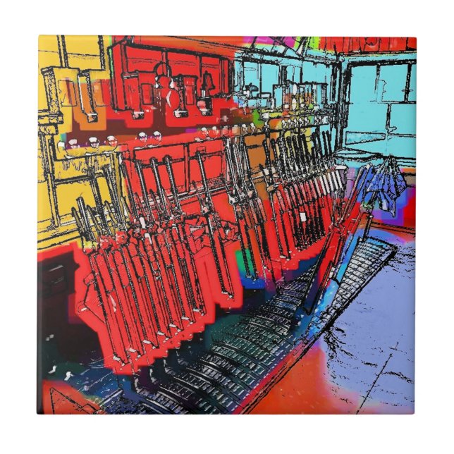 TÅG STATION KAKELPLATTA (Framsidan)