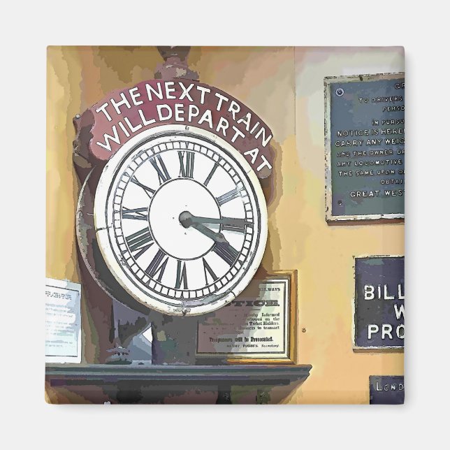 TÅG STATION MAGNET (Framsidan)