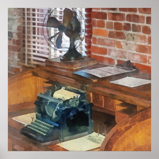 Tåg - Station Master Office Poster (Framsidan)