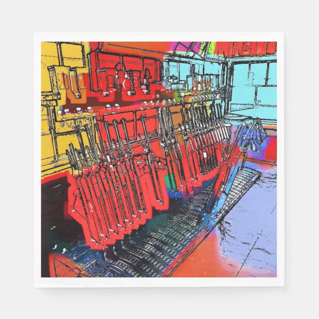 TÅG STATION PAPPERSSERVETT (Framsidan)