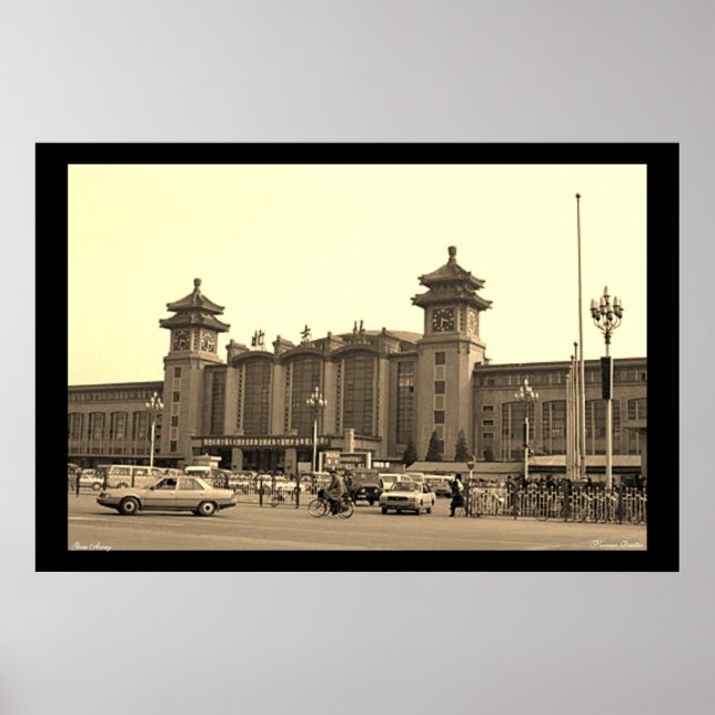 Tåg Station Poster (Framsidan)