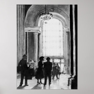 Tåg Station Poster