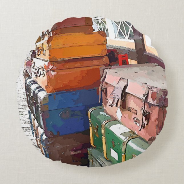 TÅG STATION RUND KUDDE (Framsidan)