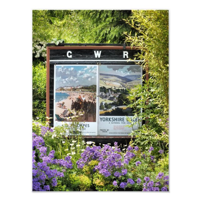 TÅG STATION SIGNS FOTOTRYCK (Framsidan)