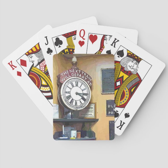 TÅG STATION SPELKORT (Baksidan)