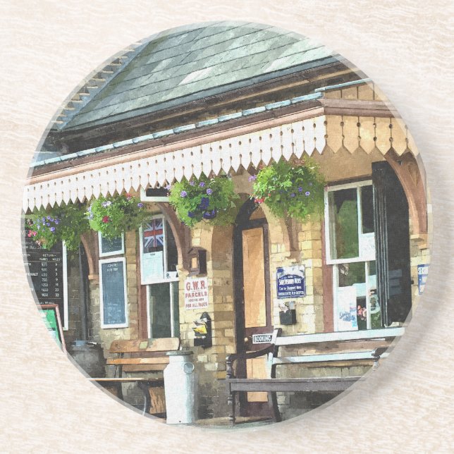 TÅG STATION UNDERLÄGG SANDSTEN (Framsidan)