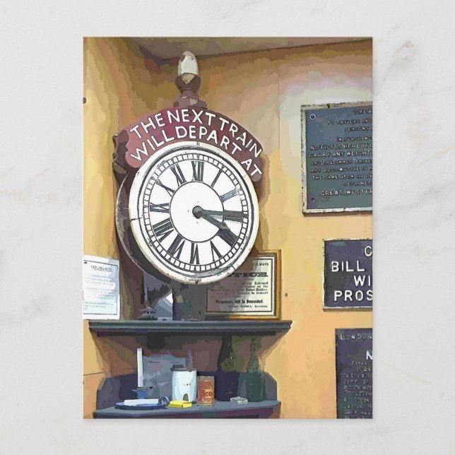 TÅG STATION VYKORT (Framsida)