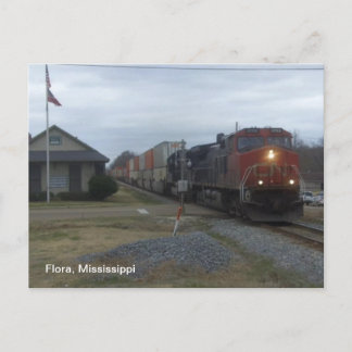Tåg Station Vykort