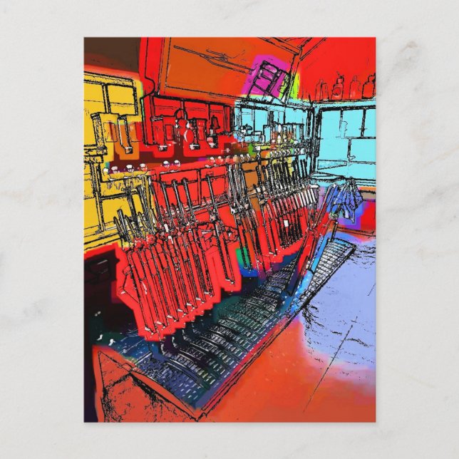 TÅG STATION VYKORT (Framsida)