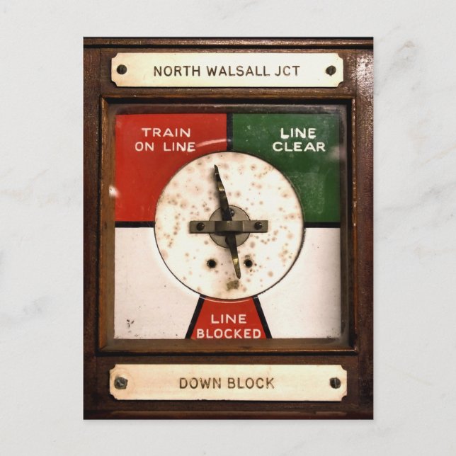 TÅG STATION VYKORT (Framsida)