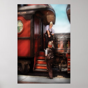 Tåg - Ta emot ett telegram Poster