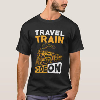 Tåg Tågresa Resa Tåg Läge På T Shirt