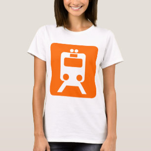 Tåg-tecken - Orange T-shirt