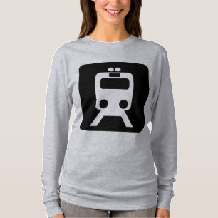 Tåg-tecken - svart t shirt
