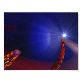 Tåg till Nowhere Fototryck