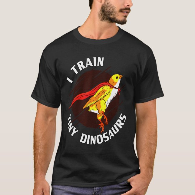 Tåg Tiny Dinosaurs Chicken T Shirt (Framsida)