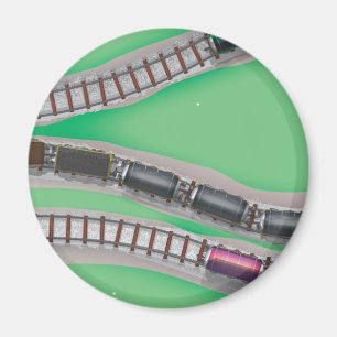 Tåg-uppsättning Magnet