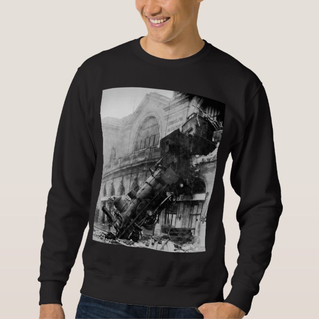 Tåg-vraket i Montparnasse, järnvägskatastrofen Sweatshirt (Framsida)