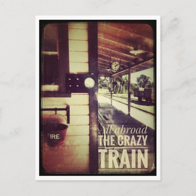 tåg vykort (Framsida)