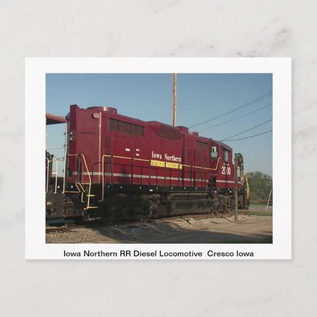 Tåg-vykort Vykort (Framsida)