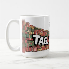 Tag You're It Elf Kaffemugg