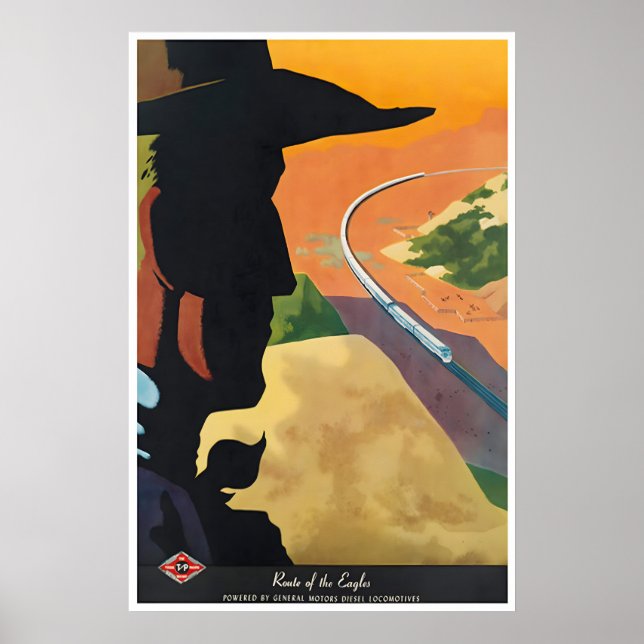 Tågaffisch Lokomotivtryck Bern Hill Railroad Poster (Framsidan)