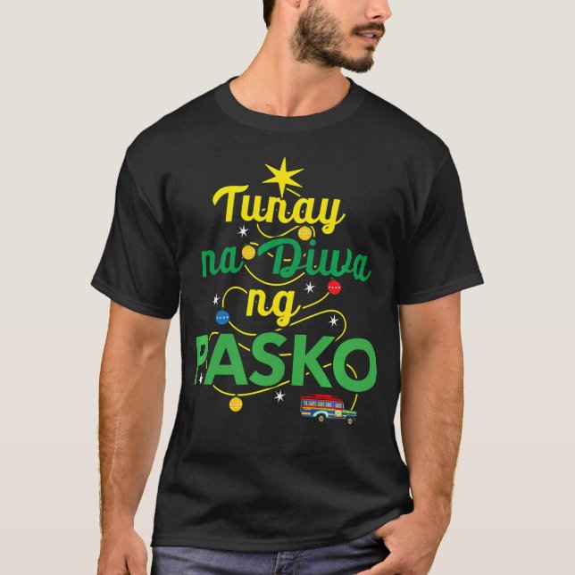 Tagalog Filippinernas julanda T Shirt (Framsida)