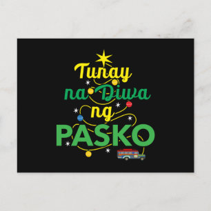 Tagalog Filippinernas julanda Vykort