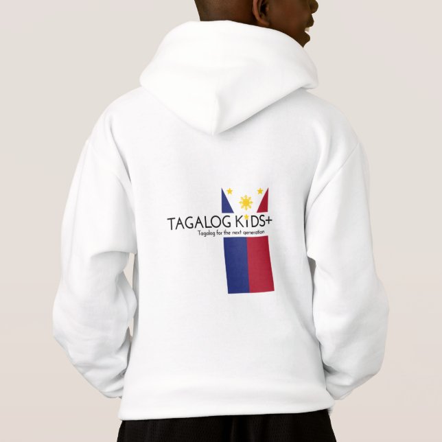 Tagalog Kids+ Kids Sweatshirt T Shirt (Baksida)