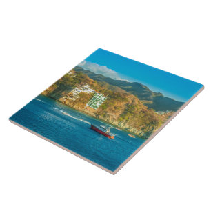 Taganga Bay Landscape, Colombia Kakelplatta