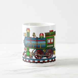 Tågångamotor Choo Choo Kaffemugg
