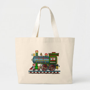 Tågångamotorn Choo Choo hänger lös/bär på Jumbo Tygkasse