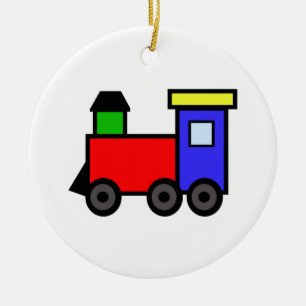 TÅGAPPLIQUE JULGRANSPRYDNAD KERAMIK