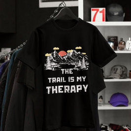Tåget är min terapeutisk hikers inspiration t shirt