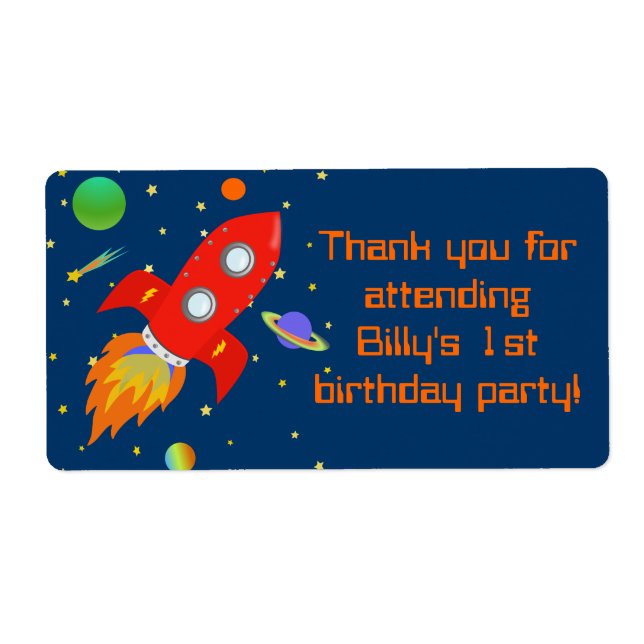 Tagetship Gift-favoritetikett Fraktsedel (Framsidan)